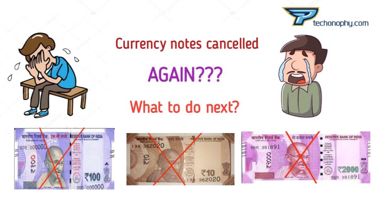 Currency notes demonetisation
